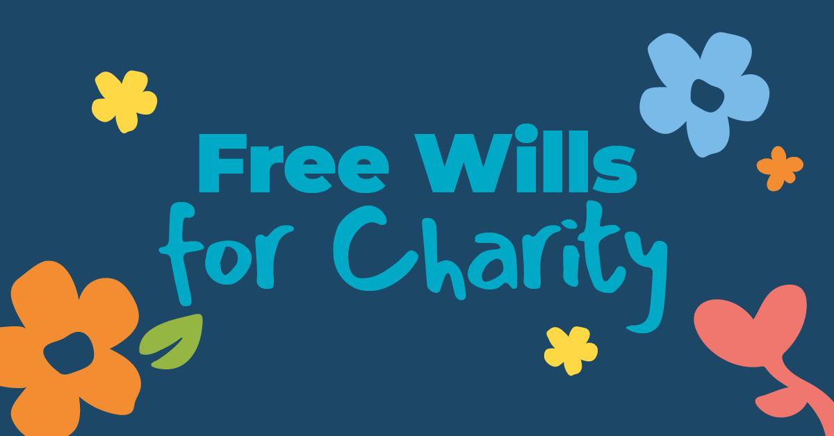 Free wills for charity banner